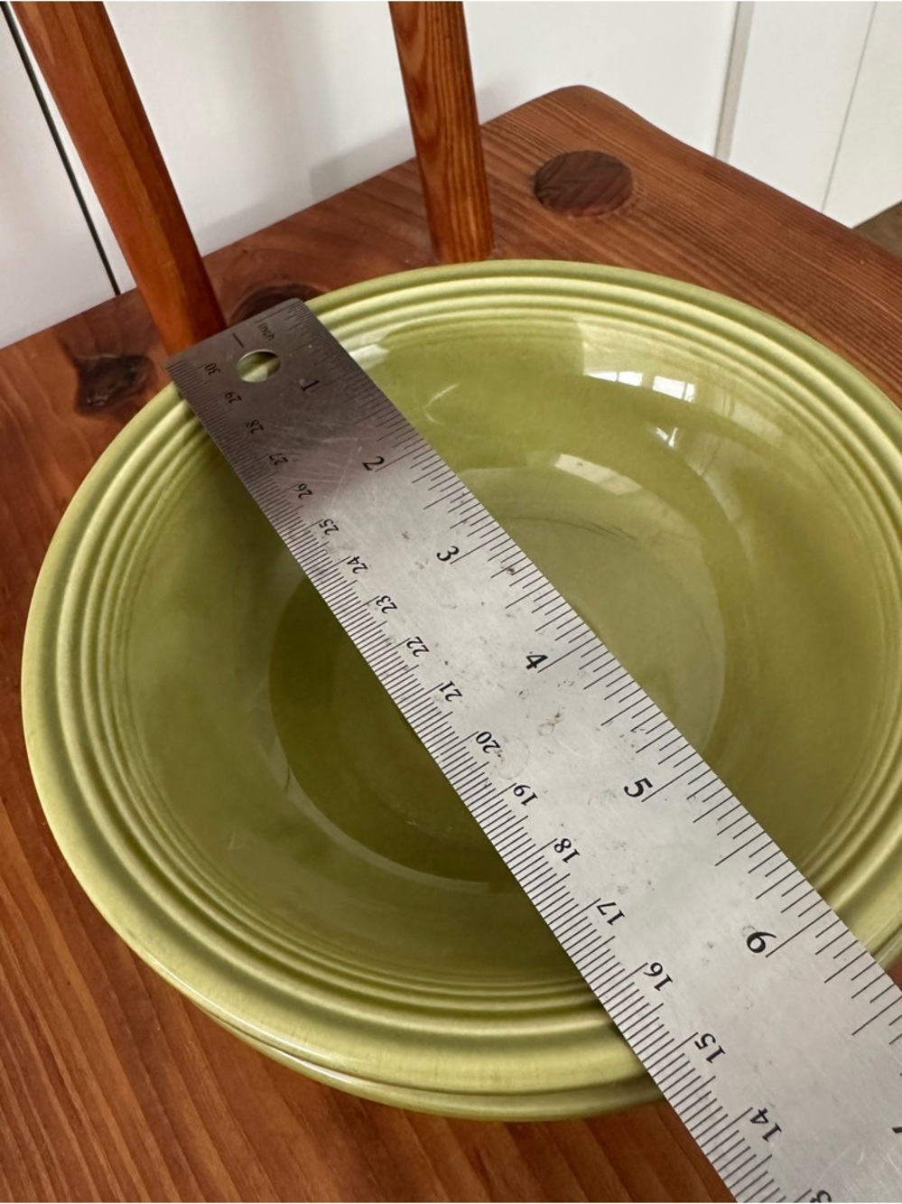 Set of 2 Vintage Fiesta Fiestaware Green Cereal Bowls 6.25" Homer Laughlin Retro - Picture 6 of 6